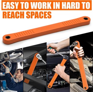 <span class=keywords><strong>Clé</strong></span> d'extension déportée – Outil à douille compatible impact 3/8 po – <span class=keywords><strong>Clé</strong></span> d'extension <span class=keywords><strong>universelle</strong></span> pour espaces restreints - Product Image 5