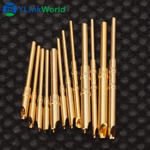 Customized Gold Plated High Precision Solder PCB Brass Wiring Connector male female Copper pogo Pin manufacturer