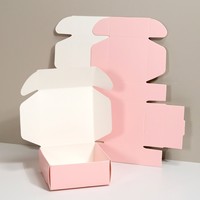Emballage de produit, petite boîte imprimée, boîte en papier blanc uni, boîte cosmétique en carton blanc, boîte surprise personnalisée