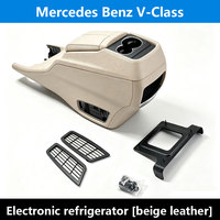 Réfrigérateur intégré pour console centrale Mercedes-Benz V-Class Vito avec chargeur sans fil et compartiment accoudoir