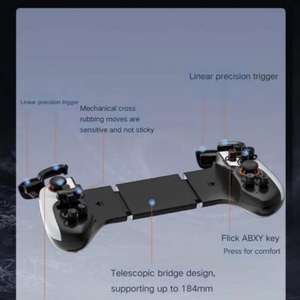 Mando Inalámbrico para Android y PC/Teléfonos Móviles con Volante <span class=keywords><strong>de</strong></span> Juego, Motor <span class=keywords><strong>de</strong></span> Vibración, Botón Turbo y Giroscopio <span class=keywords><strong>de</strong></span> Seis Ejes - Product Image 3