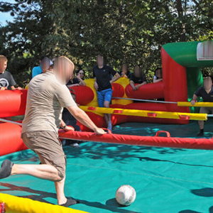 Giant Inflatable Human Foosball Table Sport Games Inflatable Football Pitch Outdoor Indoor Inflatable Soap Football <strong>Field</strong> - Product Image 6