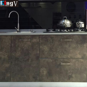 Kikngv Modern Design Custom Nieuw Model Luxe Laminaat Keukenkast Glazen Deur Hoogglans En Matte Deuren Keukenkast - Product Image 5