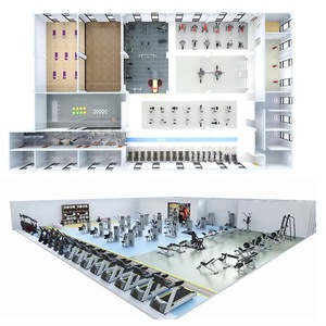 2025 SK OEM khác nhau có kích thước thiết bị tập thể dục thiết lập cáp chéo máy với pin tải lựa chọn cho chân và ngực bài tập - Product Image 5