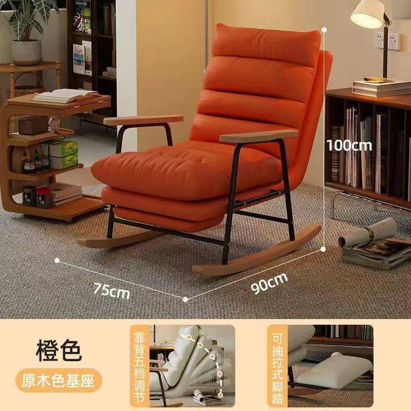 Pédales orange [Cuir résistant aux griffes de chat]