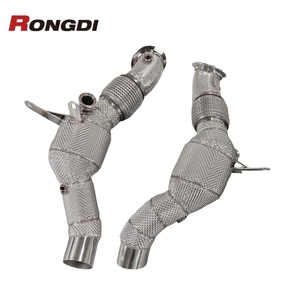 ท่อแคทดาวน์ไพพ์สำหรับรถเฟอร์รารี่ F8 สไปเดอร์/ทริบิวโต้ 3.9T V8 ระบบไอเสียแบบไหลสูงพร้อมแคท - Product Image 3