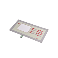 Panel Kontrol & Keyboard Membran Merek ZDX, Tombol Keypad PET/PC Tahan Air/Tahan Debu Bersertifikasi ISO untuk Penggunaan Industri