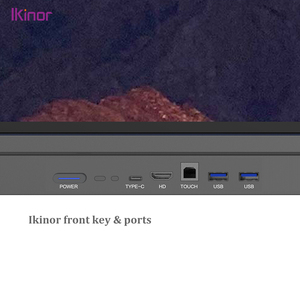 Bảng tương tác thông minh Ikinor 55'' 65'' 75'' 86'' màn hình cảm ứng hồng ngoại không viền, nút bấm phía trước, độ phân giải 4K UHD dành cho lớp học - Product Image 4