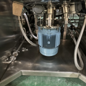 Máquina para hacer pasta de dientes de 600L, homogeneizador al vacío con función de dispersión y agitación para línea de producción de pasta de dientes - Product Image 4