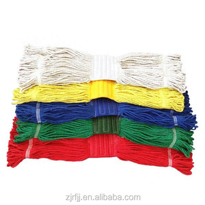 مستلزمات تنظيف تجارية عالية الجودة، ممسحة أرضية قطنية احترافية قابلة للغسل بمشبك من نوع كنتاكي - Product Image 6