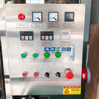 CYJX 100L Cuve de mélange chauffante mobile en acier inoxydable, équipement pour la fabrication de crèmes pour le visage, de sirops, de sauces alimentaires