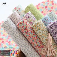 Tissu imprimé en popeline 100% coton personnalisé en gros pour vêtements