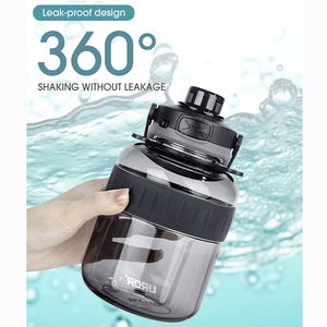 Botella de Agua Deportiva de Gran Capacidad (600/1100 ml), con Pajita, Diseño Clásico y Ecológico - Product Image 5