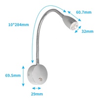 RV caravane camping-car bateau marin intérieur cabine lumière 12v bateau lumière Led liseuse camping-car mur Double USB lampe de lecture