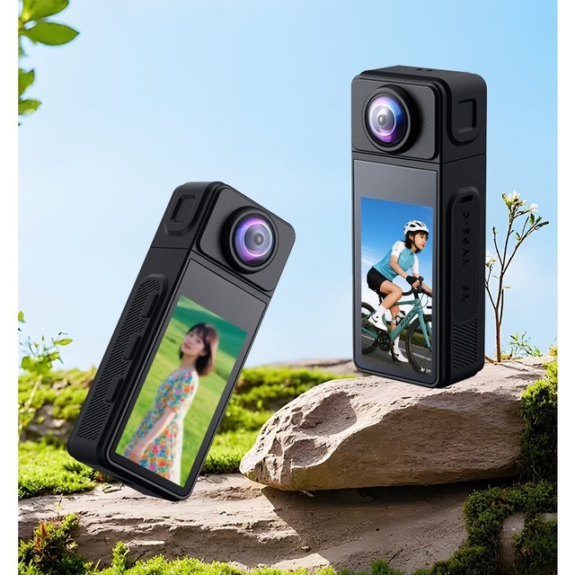 4K HD Thumb-sized Action Camera S70 1.47-inch Screen Outdoor Cycling Chest-mounted Magnetic Suction Sports Recorder