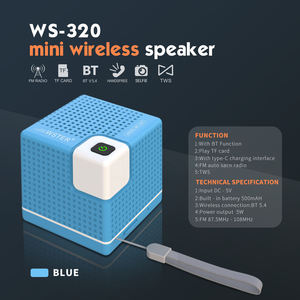 Enceinte sans fil d'extérieur, étanche, mini enceinte Bluetooth, enceinte portable stéréo avec caisson de basses, enceintes BT - Product Image 5