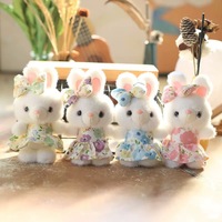 En stock – Nouveauté : Porte-clés en peluche douce et mignonne, motif Boba Bubble Tea Café Lait aux fruits, style dessin animé Kawaii