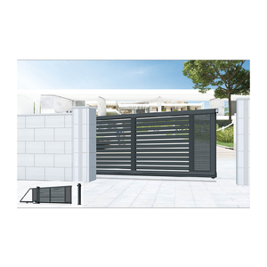 Portes d'entrée en aluminium personnalisées de haute qualité Porte coulissante d'allée automatique pour jardin - Product Image 6