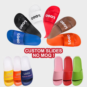 Custom Logo Slides Slippers 3D <b>Rubber</b> Custom Sport Slides Air Cushion Style Outdoor Team Custom Sandals - Product Image 1