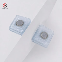 Aimant néodyme puissant en PVC, aimant néodyme simple face pour vêtements, aimant dissimulé lavable pour vêtements, bloc magnétique en PVC simple face