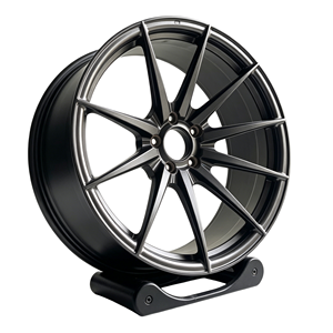 Jantes en alliage d'aluminium forgé multi-rayons noir brillant avec face usinée pour Inspire Audi Sagitar Accord Golf 16 pouces 17 pouces 18 pouces - Product Image 4