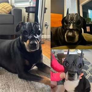 Maschera di plastica 3D per animali domestici maschera per <span class=keywords><strong>cani</strong></span> Fetish Cosplay - Product Image 3