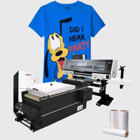 Imprimante DTF numérique LEAF 4 têtes I3200 60cm Film PET Offset Machine d'impression DTF sur T-shirt Imprimante DTF à secouer la poudre