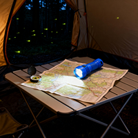Lampe torche LED rechargeable de poche 120 lumens avec batterie 14500, étanche IP44 pour les aventures en plein air