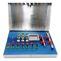 Kit de perçage de précision pour implants dentaires, 24 pièces, ensemble d'outils de réparation portable avec étui de rangement, kit chirurgical Medtrust ISO/CE