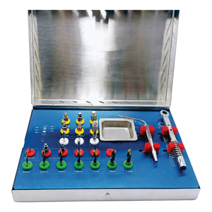 Kit de perçage de précision pour implants dentaires, 24 pièces, ensemble d'outils de réparation portable avec étui de rangement, kit chirurgical Medtrust ISO/CE - Product Image 1