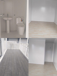 Maison conteneur robuste à 3 étages pour l'hébergement sur chantier des ouvriers du bâtiment, avec garde-corps et escaliers <span class=keywords><strong>de</strong></span> sécurité - Product Image 5