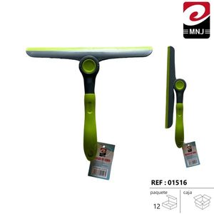 Mnj Glass Scraper 12 Cm With Green Handle For Window Cleaning - Product Image 2
