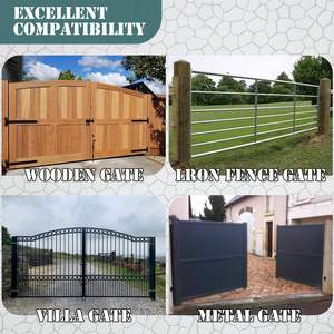 Roue de porte de 8 pouces pour porte en tube métallique Porte en bois Capacité de 600lb Roulettes à ressort absorbant les chocs pour porte coulissante - Product Image 5