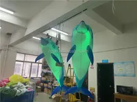 Dauphin géant gonflable suspendu pour décoration d'aquarium