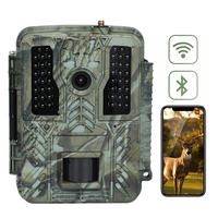 Caméra infrarouge BSTCAM & WiFi avec contrôle par application, vidéo 4K 48MP, portée IR 30m/92ft, caméra de surveillance extérieure sans fil