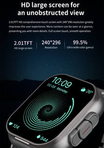 Jam Tangan Pintar IOS Android Pour Homme Dengan Earphone D8e Monitor Detak Jantung Baru BT Panggilan Jam Tangan Pintar 2024 - Product Image 3