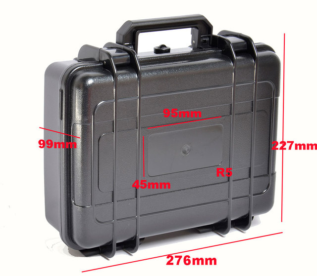 IP67 Waterproof Dustproof Shockproof Durable Rugged Portable OEM/ODM Plastic Case Flexible Design Tool Storage Automotive Vent