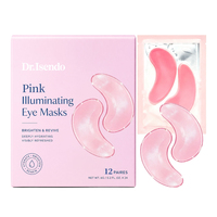 OEM/ODM Vegan Hydrogel Oogmaskers Roze 12 Paar Hydraterende Oogpatches voor Dagelijkse Oogverzorging