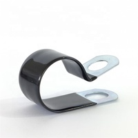 Collier de serrage en caoutchouc type P, type R, avec coussin, en acier inoxydable 304 doublé EPDM pour câble