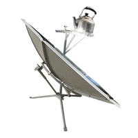 SANWEI Hebei Chine – Four solaire parabolique 150 cm 1800 W en acier au carbone, type parapluie 1100, écologique, aluminisé sous vide
