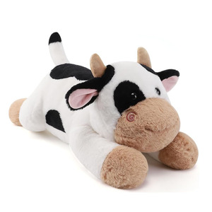 B869 vache pondéré peluche peluches grand jouet oreiller mignon jouets cadeaux adultes vache pondéré en gros sensoriel présent en peluche enfant - Product Image 1