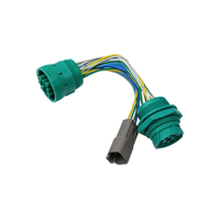 Cable de Conexión de Terminal de Diagnóstico Automotriz OBD, Cable Divisor en Y de 9 Pines Macho a Hembra, Arnés de Cableado Automotriz Personalizado de Fábrica OEM