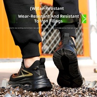 Chaussures de sécurité souples et résistantes avec coussin d'air, anti-écrasement, anti-perforation, légères et confortables