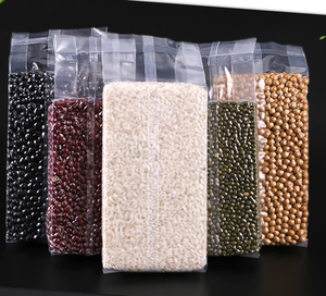 Sac de brique de riz transparent sac d'emballage de riz sous vide sac d'accordéon en plastique à grain carré de <span class=keywords><strong>millet</strong></span> alimentaire épaissi - Product Image 3