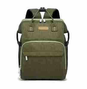 Bolsa de Pañales para Cochecito con Cambiador, Bolsa de Pañales para Mamá, Cama Plegable Portátil de Viaje, Cuna para Mamá - Product Image 1