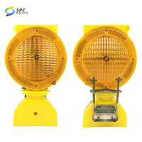 Feux de signalisation routière à énergie solaire jaunes pour le contrôle du trafic aérien, lampes clignotantes pour travaux routiers, barrières de chantier
