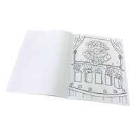 Venta caliente Encuadernación perfecta libro de colorear de tapa blanda