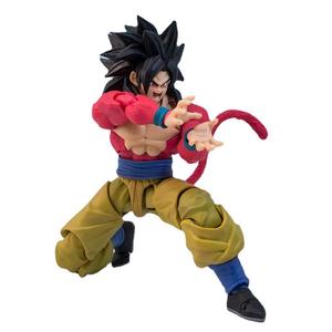 Figura de Acción de Anime <span class=keywords><strong>Dragon</strong></span> <span class=keywords><strong>Ball</strong></span> GT S.H.<span class=keywords><strong>Figuarts</strong></span>, Juguete de PVC de 16 cm, Super Saiyan 4 Son Goku, Modelo de Resina en Figura Coleccionable - Product Image 6