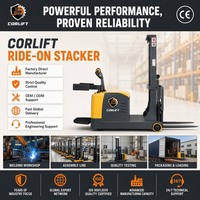 Chariot élévateur électrique portable, chariot à palettes compact à batterie, utilisation en entrepôt intérieur, manutention de stock, capacité 1450 kg