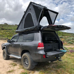 Diluc Coque en aluminium double fentes Plaque de fond amovible Isolation intérieure LED Couverture complète Tente de toit pour <span class=keywords><strong>camping</strong></span>-<span class=keywords><strong>car</strong></span> - Product Image 1